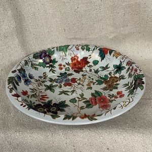 Vintage Daher Decorated Ware bowl 1971 fruit design